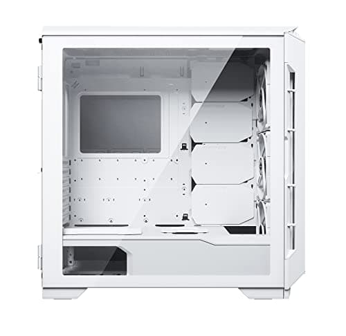 Phanteks Eclipse P600S ATX Mid Tower White Tempered Glass Side Panel, USB 3.2 Gen 2 Type-C, USB 3.2 Gen 1 Type-A Front Panel image