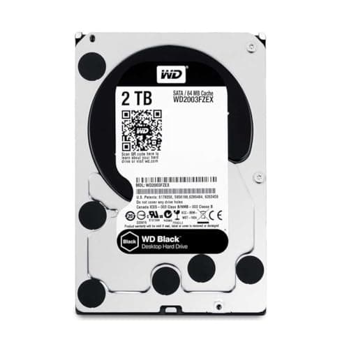 WD WD2003FZEX Black 2 TB 3.5" SATA 64 MB Cache 7200 RPM Hard Drive main image
