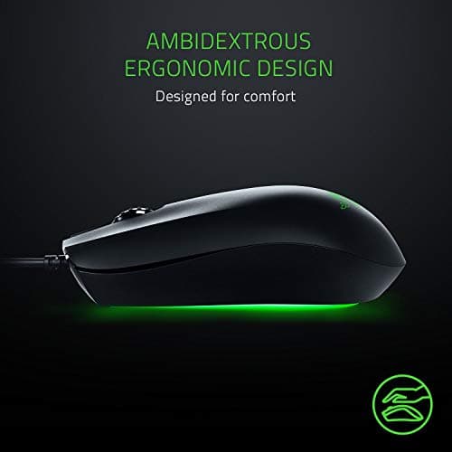 Razer Abyssus Essential: True 7,200 DPI Optical Sensor - 3 Hyperesponse Buttons - Powered by Razer Chroma - Ambidextrous Ergonomic Gaming Mouse (Renewed) image