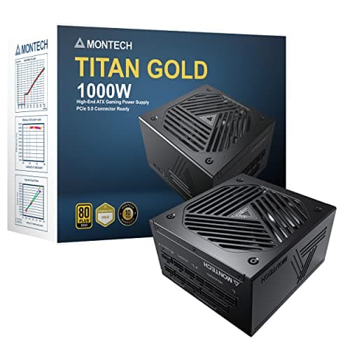 Montech TITAN GOLD 1000W Fully Modular 80+ Gold Certified ATX image