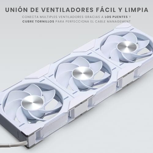 Phanteks D30-120 120mm White Reversed Addressable RGB PWM 3-Pack image