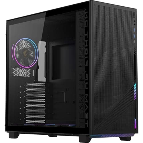 Gigabyte AORUS C400 ATX Mid Tower Black with Tempered Glass Side Panel and Front Panel: USB 3.2 Gen 2 Type-C, USB 3.2 Gen 1 Type-A main image