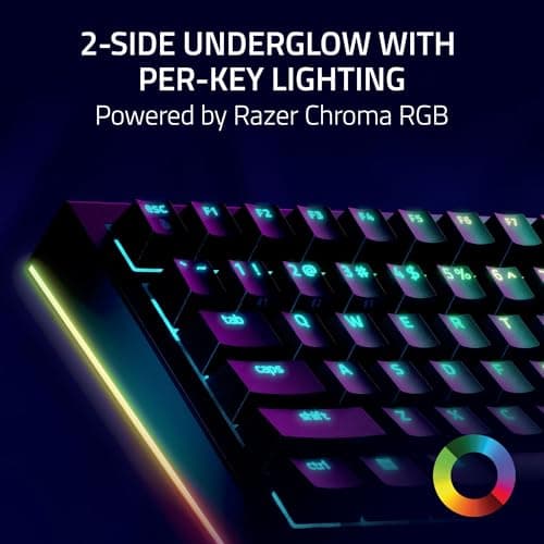 Razer BlackWidow V4 Pro 75% RGB Wireless/Bluetooth Mini Gaming Keyboard image