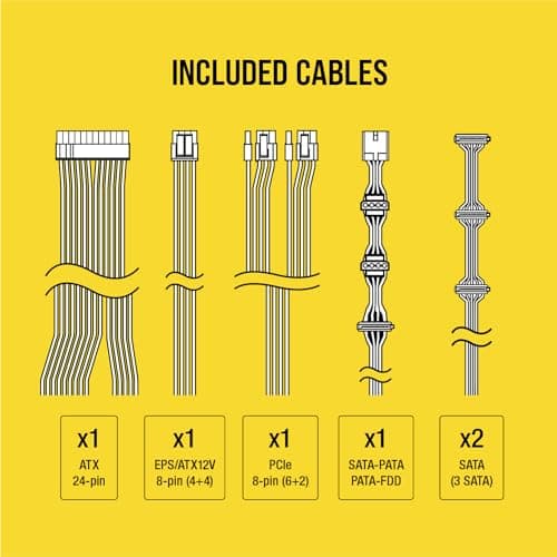 Corsair CV450 Black 450W Non-Modular 80+ Bronze Certified ATX image