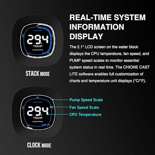 GAMDIAS CHIONE M4-240 Water 240mm Black image