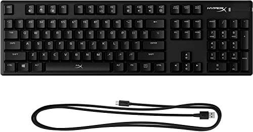 HP HyperX Alloy Origins RGB HyperX Aqua Wired Gaming Keyboard image