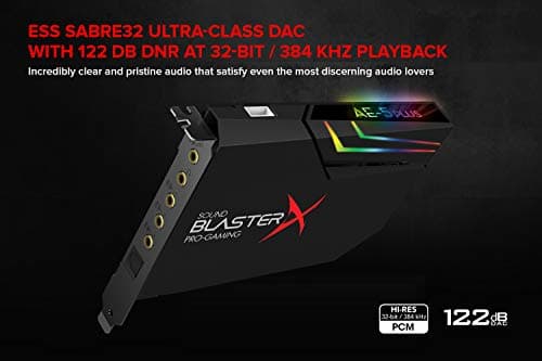 Creative Labs Sound BlasterX AE-5 PCIe x1 5.1 Channel 32-bit 384 kHz image