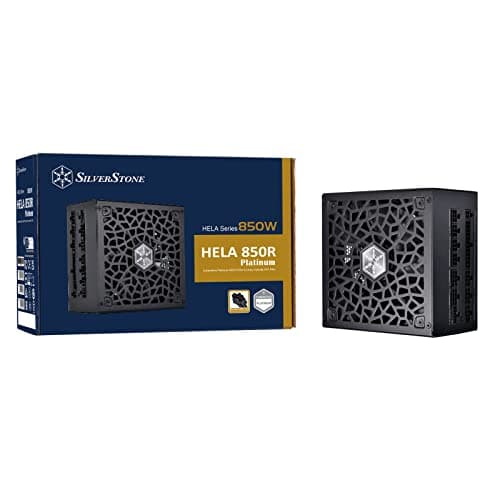 Silverstone HELA 850R Black / Silver 850W Fully Modular 80+ Platinum Certified image