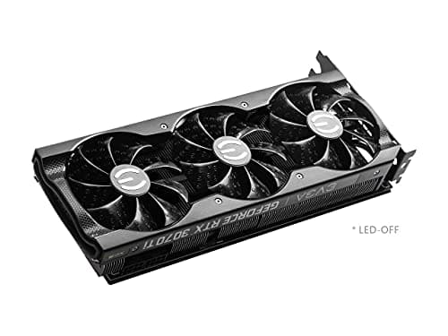 EVGA XC3 ULTRA GAMING GeForce RTX 3070 Ti 8GB GDDR6X Black image