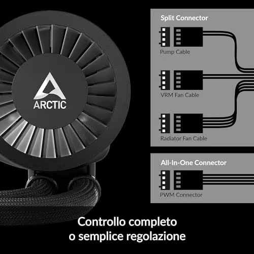 ARCTIC Liquid Freezer III Water 360 56.3 CFM Black image