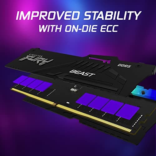 Kingston FURY Beast RGB DDR5-5200 CL40 128GB (4x32GB) image