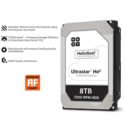 Hitachi Ultrastar He8 8TB HDD 7200RPM 3.5" SATA image