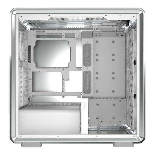 Cooler Master MasterFrame 600 ATX Mid Tower Silver Tempered Glass Side Panel, Front Panel: USB 3.2 Gen 2x2 Type-C USB 3.2 Gen 1 Type-A image