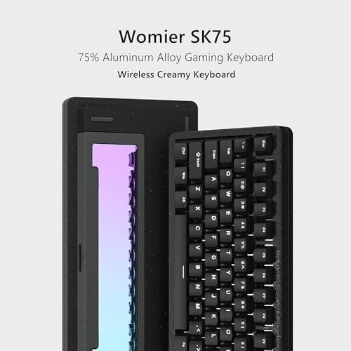 Womier SK75 Mechanical Mini RGB Wired/Wireless/Bluetooth Keyboard image
