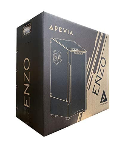 Apevia Enzo ATX Mid Tower Pink with Tempered Glass Side Panel and USB 3.2 Gen 1 Type-A, USB 2.0 Type-A image