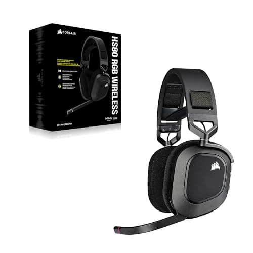 Corsair HS80 Closed-Back Wireless Gaming Headset RGB image