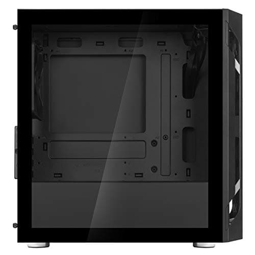 Silverstone FARA H1M Micro ATX Mini Tower Black with Tempered Glass Side Panel and USB 3.2 Gen 1 Type-A, USB 2.0 Type-A image