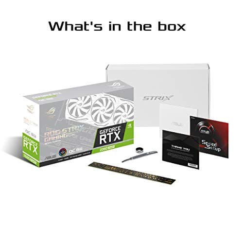 ROG Strix White GeForce RTX 2080 Super Overclocked Triple-Fan 8GB GDDR6 PCIe 3.0 Graphics Card image