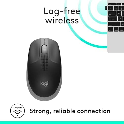 Logitech M191 Full-Size Wireless Optical Mouse image
