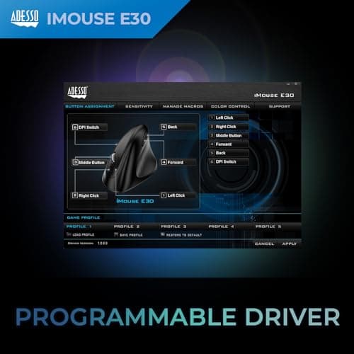 Adesso iMouse E30 Wireless Optical Mouse image