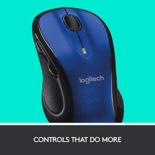 Logitech M510 Blue Wireless Laser Mouse image