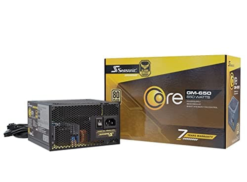 SeaSonic Core GC Black ATX 650W Non-Modular 80+ Gold Certified image