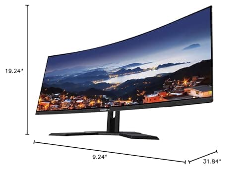 Gigabyte G34WQC A 34" 1440p 144Hz VA Curved Monitor image