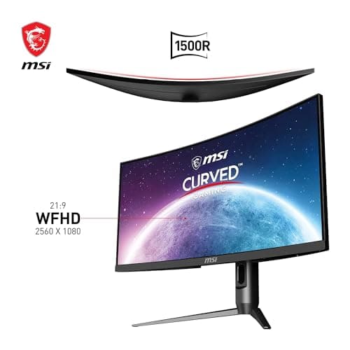 MSI Optix MAG301CR2 29.5" 2560x1080 200Hz VA Curved Monitor image