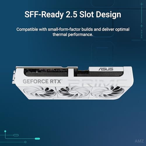 Asus PRIME OC GeForce RTX 5070 12GB GDDR7 White / Silver image