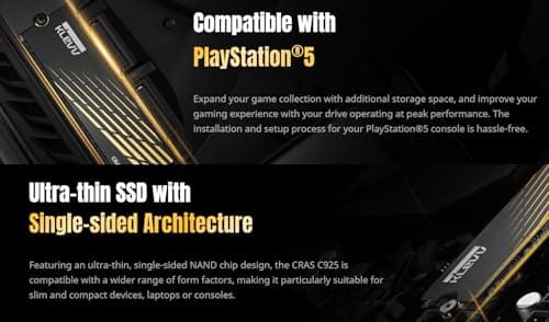 Klevv CRAS C925 1TB SSD M.2-2280 PCIe 4.0 x4 NVMe image