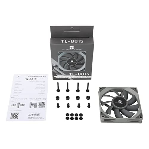Thermalright TL-8015 80mm Gray PWM 28.4 CFM 1-Pack image