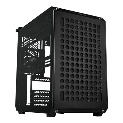 Cooler Master QUBE 500 Flatpack ATX Mid Tower Black Tempered Glass Side Panel image