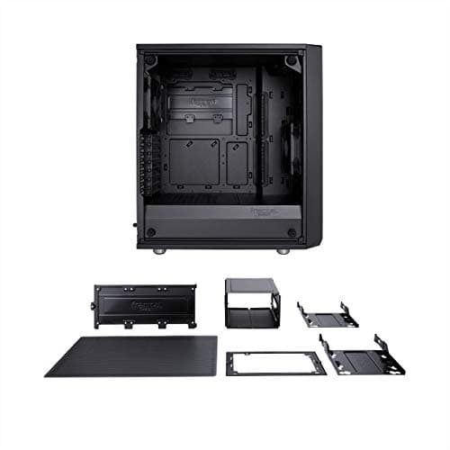 Fractal Design Meshify C ATX Mid Tower Black Tempered Glass Side Panel image