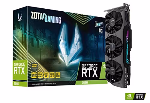 Zotac GAMING Trinity OC GeForce RTX 3090 24GB GDDR6X Black image
