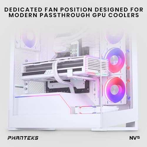 Phanteks NV5 ATX Mid Tower White Tempered Glass image
