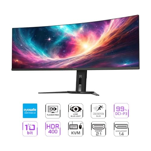 Gigabyte AORUS CO49DQ 49" 5120x1440 144Hz OLED Curved Monitor image