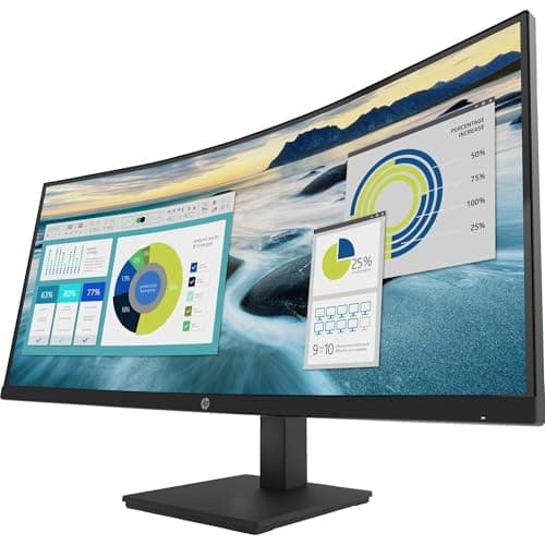 HP P34hc G4 34" 3440x1440 100Hz VA Curved Monitor image