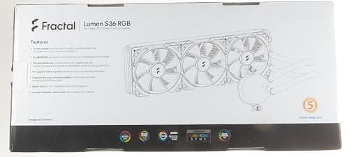 Fractal Design Lumen S36 RGB V2 Water 360mm Black image