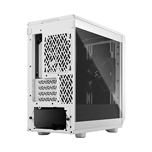 Fractal Design Meshify 2 Mini MicroATX Mid Tower White/Black Tempered Glass Side Panel, USB 3.2 Gen 2 Type-C and USB 3.2 Gen 1 Type-A image