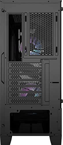 MSI MAG FORGE 100R ATX Mid Tower Black Tempered Glass Side Panel USB 3.2 Gen 1 Type-A image