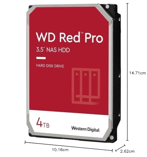 Western Digital Red Pro 4TB 3.5" HDD 7200RPM SATA image