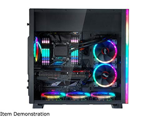 Rosewill PRISM S500 ATX Mid Tower Black Tempered Glass Side Panel image