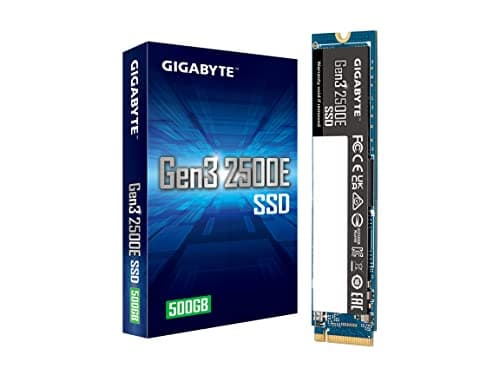Gigabyte Gen3 2500E 500GB SSD M.2 PCIe 3.0 NVMe main image