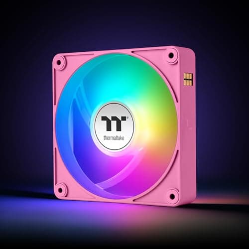 Thermaltake CT120 EX 120mm Pink Addressable RGB Sync PWM 68 CFM 3-Pack image
