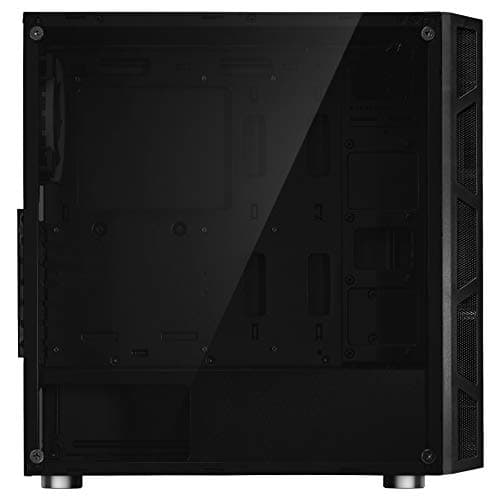 Rosewill ATX Mid Tower Gaming PC Computer Case with Dual Ring Blue LED Fans, 360mm Water Cooling Radiator Support, Tempered Glass and Steel, USB 3.0 - SPECTRA C100 image