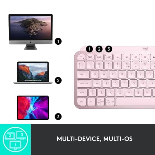 Logitech MX Keys Mini Bluetooth Wireless Wired Keyboard image