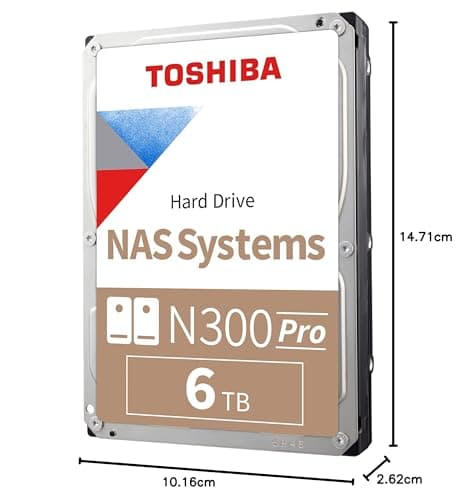 Toshiba N300 Pro 6TB HDD 3.5" 7200RPM SATA image