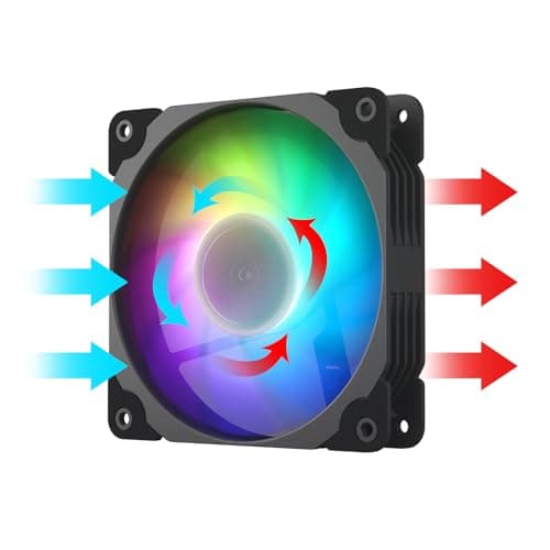 Vetroo SA-140 140mm Black 69.29 CFM PWM ARGB 3-Pack image