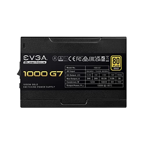 EVGA SuperNOVA 1000 G7 1000W 80+ Gold Certified Fully Modular ATX image