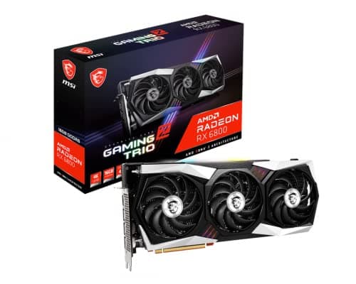 MSI GAMING Z TRIO Radeon RX 6800 16GB GDDR6 Silver / Black image